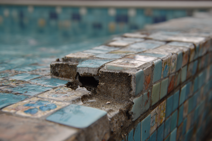 Damaged Tile Issues - Residential Pool Inspections